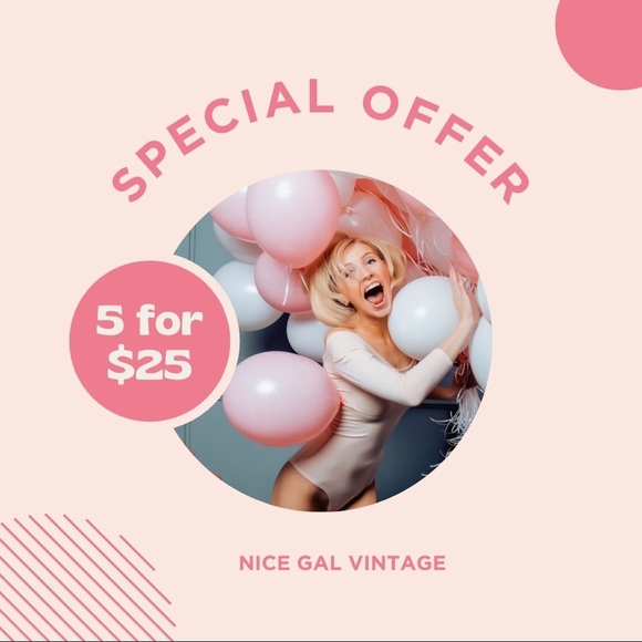 5/$25 SALE